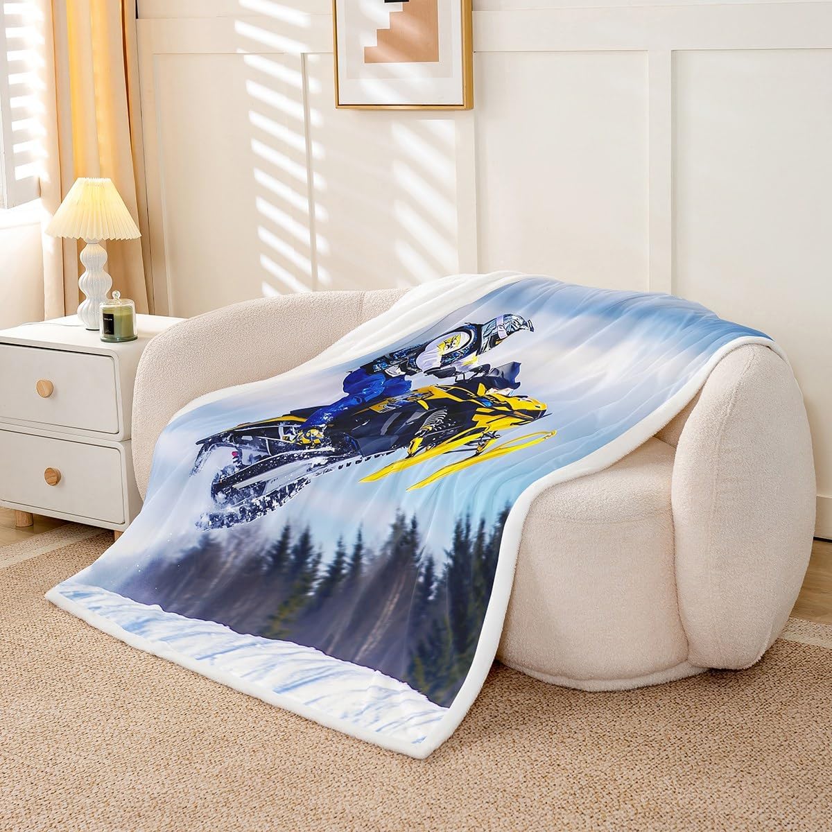 Snowmobile rider blanket winte - Outdoor Sports Adventure ulasan dan harga