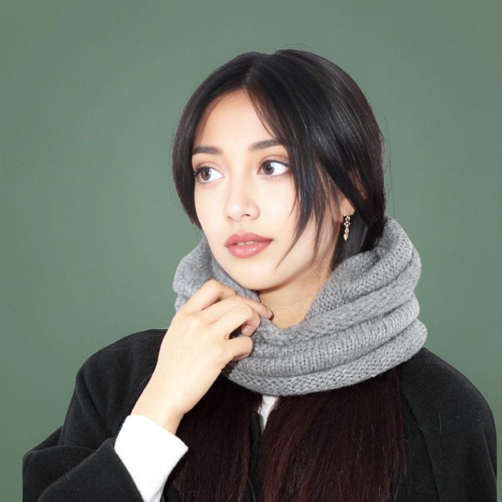 Cozy Knitted Thermal Hat Neck  - Outdoor Sport Climbing Gear ulasan dan harga