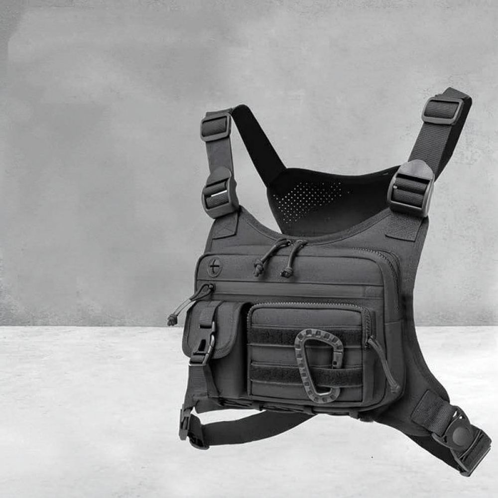Mens Tactical Chest Oxford Ves - Outdoor Sport Climbing Gear ulasan dan harga